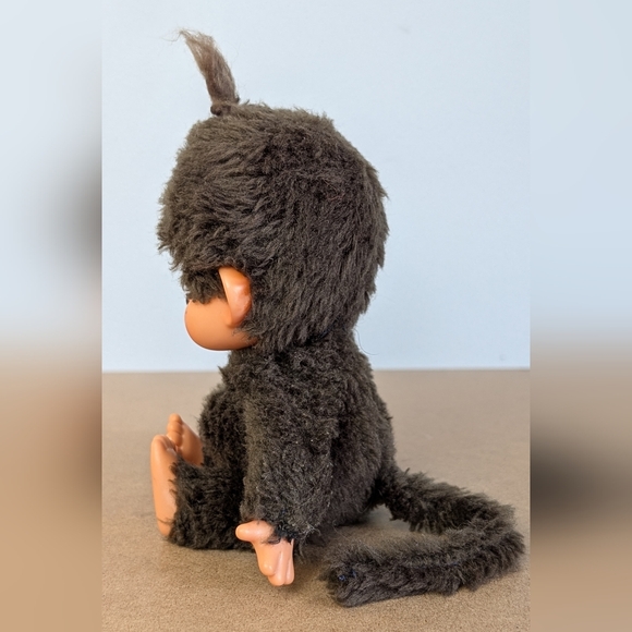 Vintage Monchhichi Thumb Sucking Monkey Duo (Flaws) - Picture 8 of 16